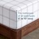 Bare Home Fitted Sheet - 1800 Ultra-Soft (Queen, Modern Plaid - White/Grey)