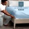 Bare Home King Fitted Sheet - 1800 Ultra-Soft (King, Light Blue)