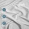 Bare Home Twin Fitted Sheet - 1800 Ultra-Soft (Twin, Cloud Grey)