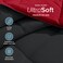 Bare Home Reversible Comforter (Twin/Twin XL, Black/Red)