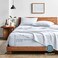 Bare Home Washed Sheet Set 1800 Ultra-Soft (King, White)