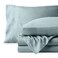 Bare Home Washed Sheet Set 1800 Ultra-Soft (Twin, Slate)