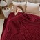 Bedsure Soft King Size Blankets for Bed Deep Red 108"x90