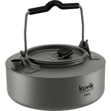 Kuvik Kuv K Titanium Kettle - 600ML (20 Oz) - Ultralight and Compact