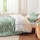 Bedsure Floral Comforter Set Cute Bedding Set Queen Reversible Green
