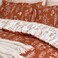 Bedsure Floral Comforter Set Cute Bedding Set Queen Reversible Terracotta