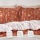 Bedsure Floral Comforter Set Cute Bedding Set Queen Reversible Terracotta