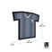 Umbra T-Frame T-Shirt Display Case Wall Mount, Medium, Black