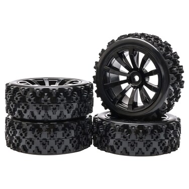 Jiuwu High-Performance 4-Pack Off-Road 12MM Hex Rc Wheels and Tires