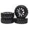 Jiuwu High-Performance 4-Pack Off-Road 12MM Hex Rc Wheels and Tires
