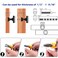 Ravinte Cabinet Knobs Matte Black Square Knobs for Cabinets and Drawers Cabinet Hardware Kitchen Cabinet Knobs 10 Pack