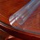 Necaux Frosted Round Pvc Table Cover Protector 47 Inch 2MM Thick