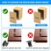 SDTC Tech 4-Pack Overlay Cabinet Door Hinges Matte Black