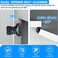 SDTC Tech 4-Pack Overlay Cabinet Door Hinges Matte Black