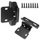 SDTC Tech 4-Pack Overlay Cabinet Door Hinges Matte Black