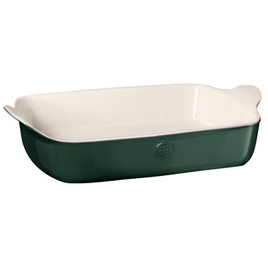 Emile Henry Modern Classics 13" X 9" Ceramic Rectangular Baker, Evergreen