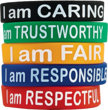 Teacher Created Resources Character Traits Wristbands (6569)