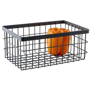 Get G.E.T. 9" X 6" Silver Rectangular Storage Metal Basket
