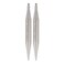 ChiaoGoo Twist Ss Lace Tips, 3" (8 Cm) M, Us 0 (2 Mm)