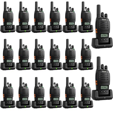 Retevis H777D Long Range 2 Way Radios with LCD Screen(20 Pack)