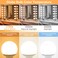 Hansang E26 Vanity Bathroom Light Bulbs 2700K Warm White 60W Equivalent