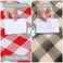 Misaya Rectangular Waterproof Vinyl Table Cloth, Flannel Backed Tablecloth
