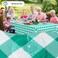Misaya Rectangular Waterproof Vinyl Table Cloth, Flannel Backed Tablecloth
