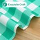 Misaya Rectangular Waterproof Vinyl Table Cloth, Flannel Backed Tablecloth