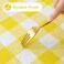 Misaya Rectangular Waterproof Vinyl Table Cloth, Flannel Backed Tablecloth