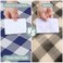 Misaya Rectangular Waterproof Vinyl Table Cloth, Flannel Backed Tablecloth
