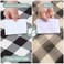 Misaya Rectangular Waterproof Vinyl Table Cloth, Flannel Backed Tablecloth