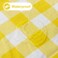 Misaya Square Waterproof Vinyl Table Cloth, Flannel Backed Tablecloth