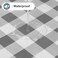 Misaya Square Waterproof Vinyl Table Cloth, Flannel Backed Tablecloth