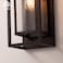 Mirrea 18" Modern Outdoor Porch Wall Light, Oil Rubbed Bronze, 2 Pack