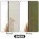 Miulee Olive Green Semi Sheer Privacy Curtains Drapes 2 Panels 52W X 84L