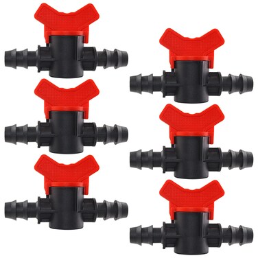 Moicstiy 6PCS 1/2 Inch Drip Irrigation Switch Valve