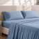 Bare Home Pillowcases Open End (King Set of 2, Coronet Blue)
