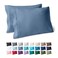 Bare Home Pillowcases Open End (King Set of 2, Coronet Blue)