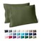 Bare Home Pillowcases Open End (King Set of 2, Cypress)