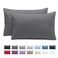 Bare Home Pillowcases Envelope (Queen Set of 2, Grey)