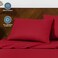 Bare Home Pillowcases Envelope (Queen Set of 2, Red)