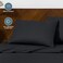 Bare Home Pillowcases Envelope (Standard Set of 2, Black)