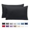 Bare Home Pillowcases Envelope (Standard Set of 2, Black)