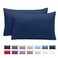 Bare Home Pillowcases Envelope (Standard Set of 2, Dark Blue)