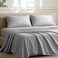Bare Home Pillowcases Envelope (Standard Set of 2, Light Grey)