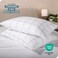 Bare Home Pillowcases Open (Standard Set of 2, Modern Plaid - White/Grey)