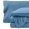 Bare Home Super Soft Fleece Sheet Set (Full, Coronet Blue)