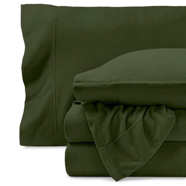 Bare Home Super Soft Fleece Sheet Set (Queen, Cypress)