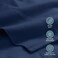 Bare Home Full Flannel Sheet Set 100% Cotton (Full, Dark Blue)
