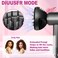 Ytchyysk Wave+Curl Diffuser Nozzle for Dyson Supersonic Hair Dryer